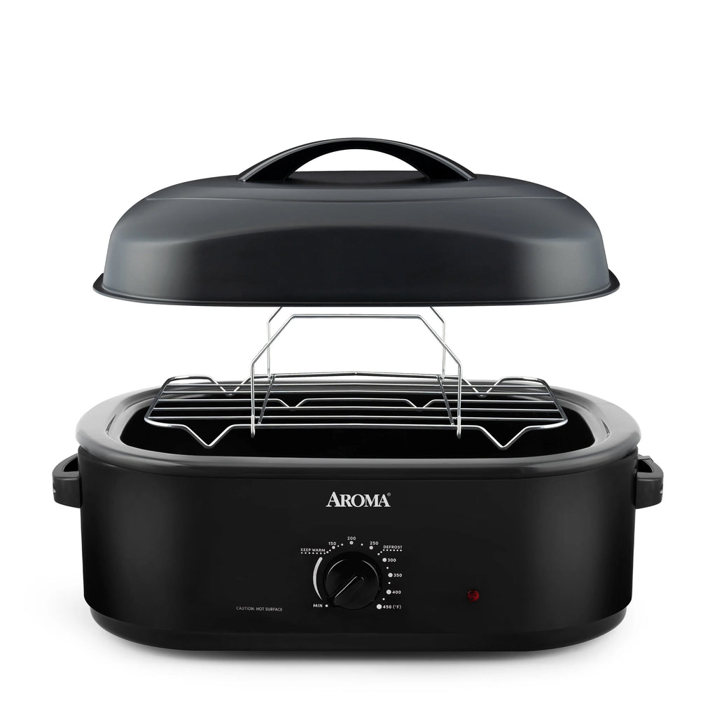 18Qt. Roaster Oven with High-Dome Lid, Black Y9639