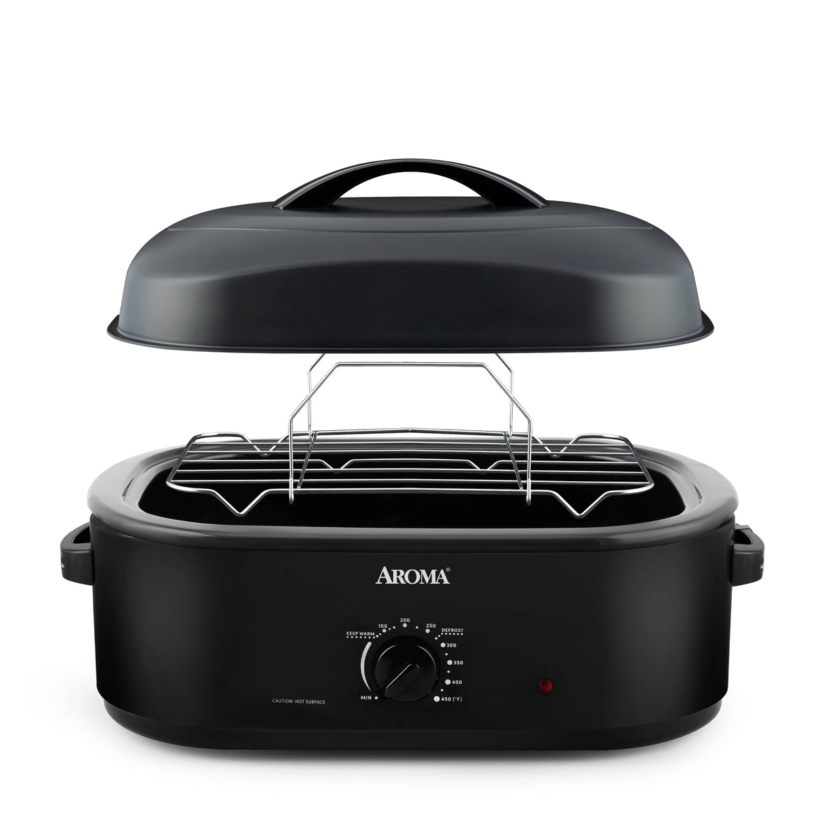 18Qt. Roaster Oven with High-Dome Lid, Black Y9639