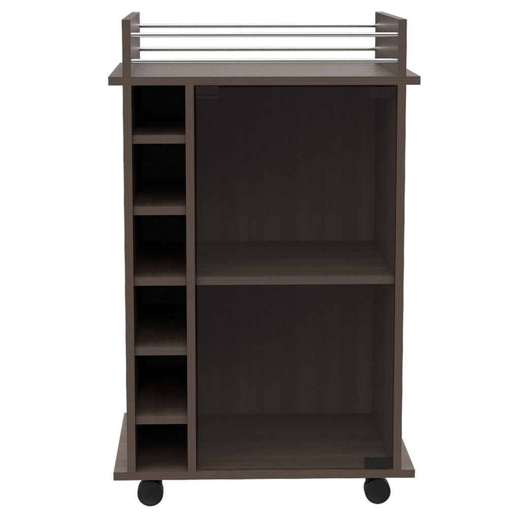 Grey Oak Bar Cart X488