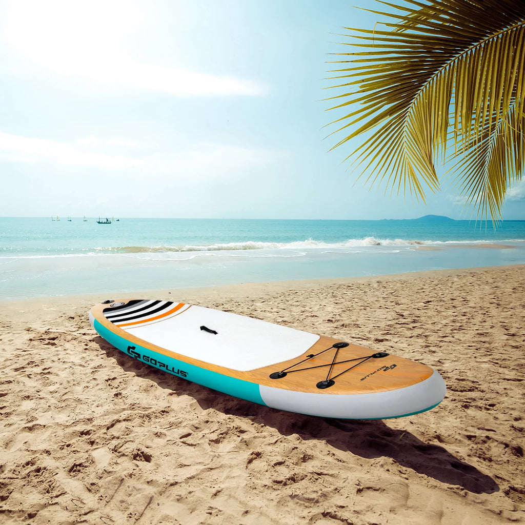 11' Inflatable Stand Up Paddle Board with Bag Paddle Pump U8610