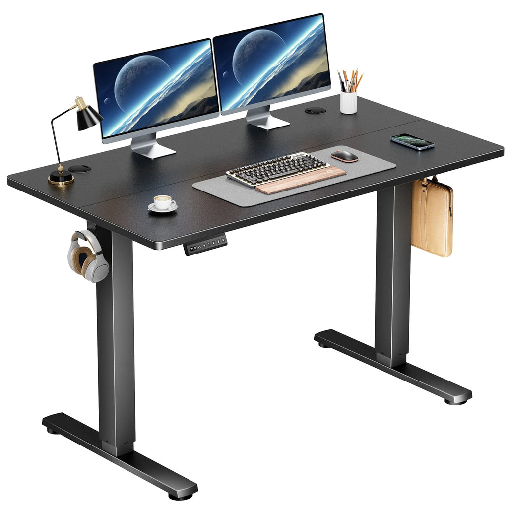 Electric Standing Desk, 40 x 24 Inches Height Adjustable Desk with Memory Preset G7155