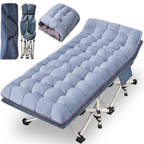 Oversize Camping Cot with Mattress and Carry Bag M803