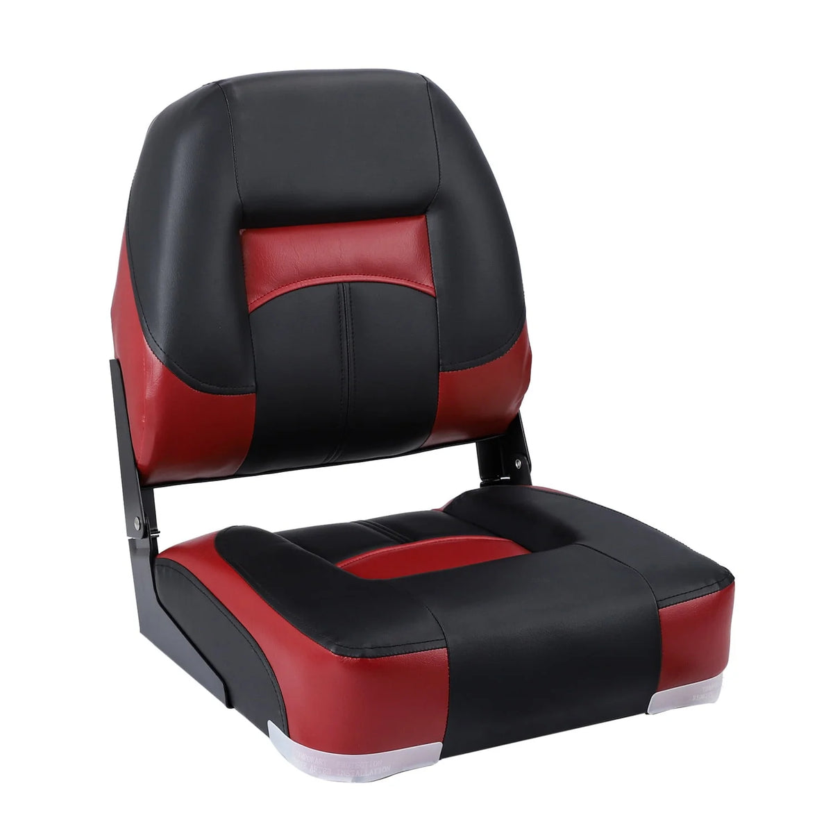 White/Charcoal Low Back Folding Boat Seat, 2 Seats H158632