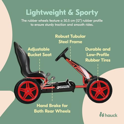 Pedal Go Kart with Adjustable Bucket Seat V722
