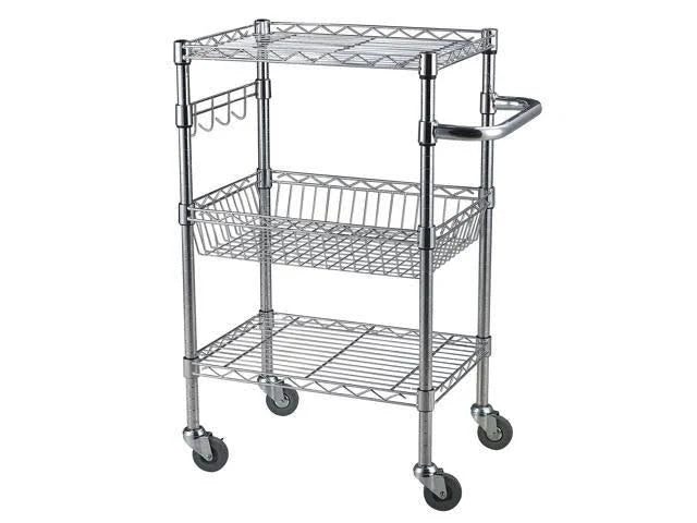 Bamboo Top Wire Cart A3877