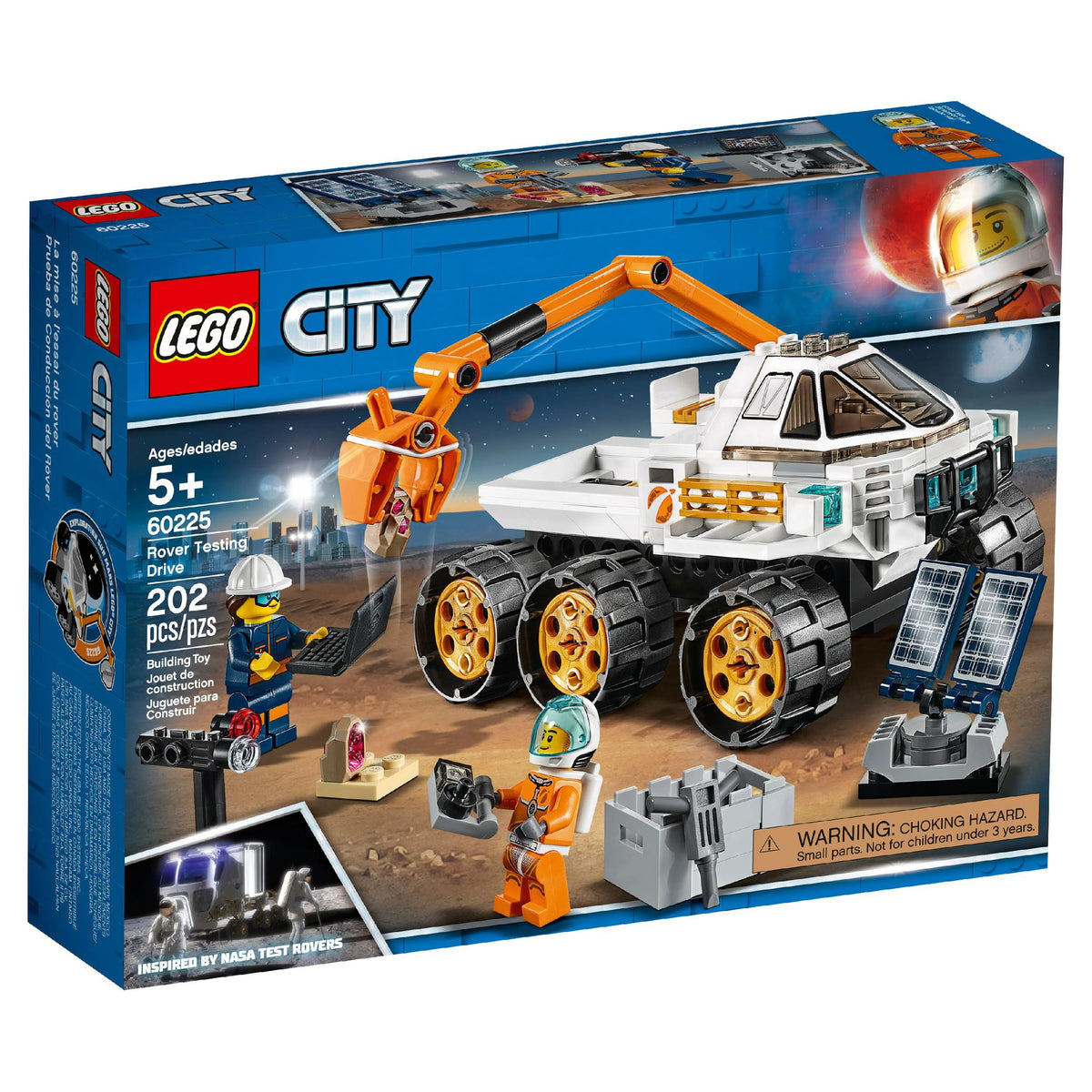 Space Rover Testing Drive 202 Pieces Kit V7291