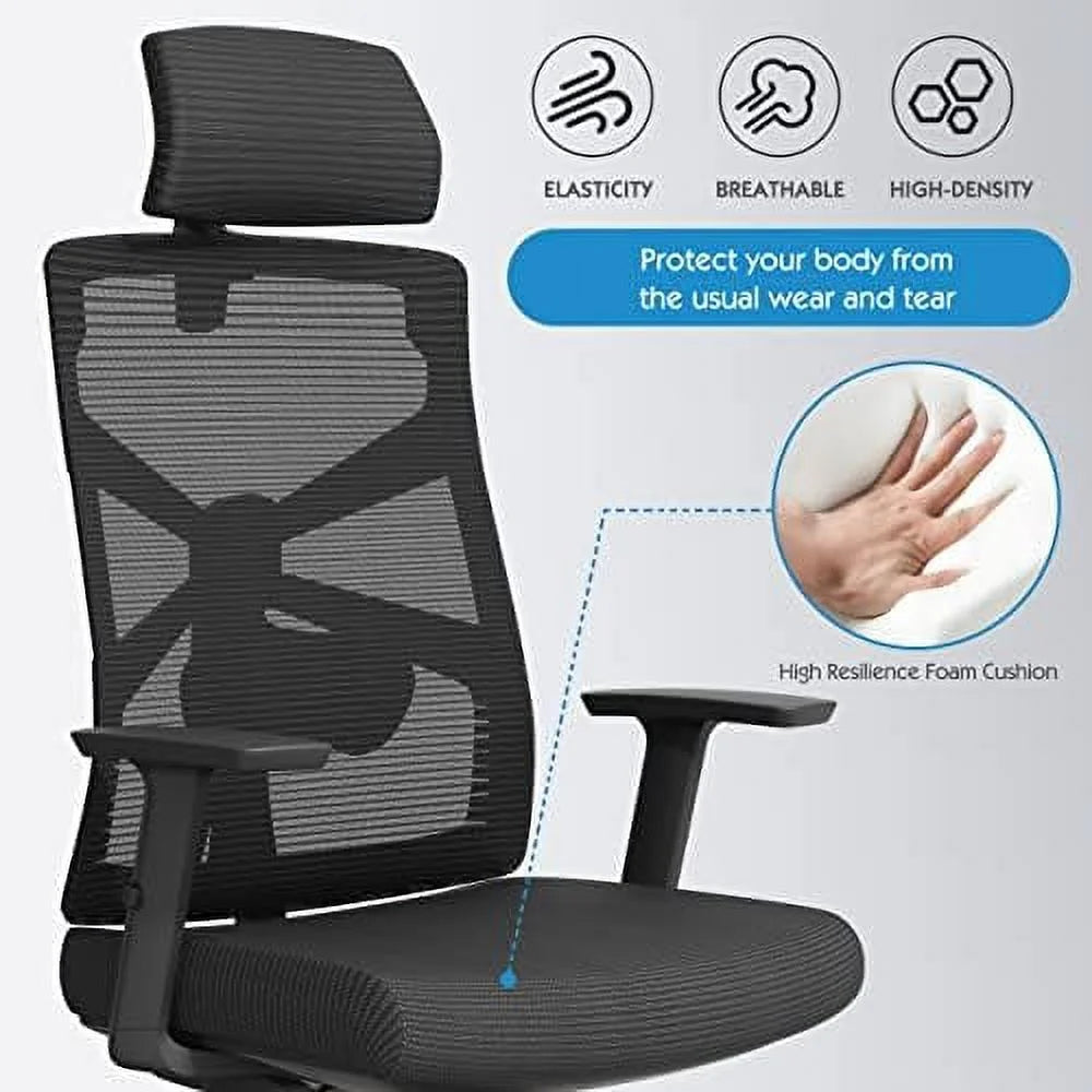 Ergonomic Mesh Office Chair with Lumbar Support W39612