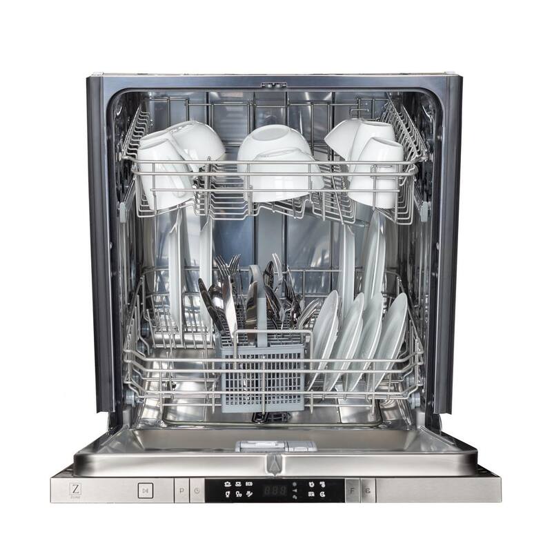24 in. Compact Dishwasher with 2 Racks in Red Matte W51956
