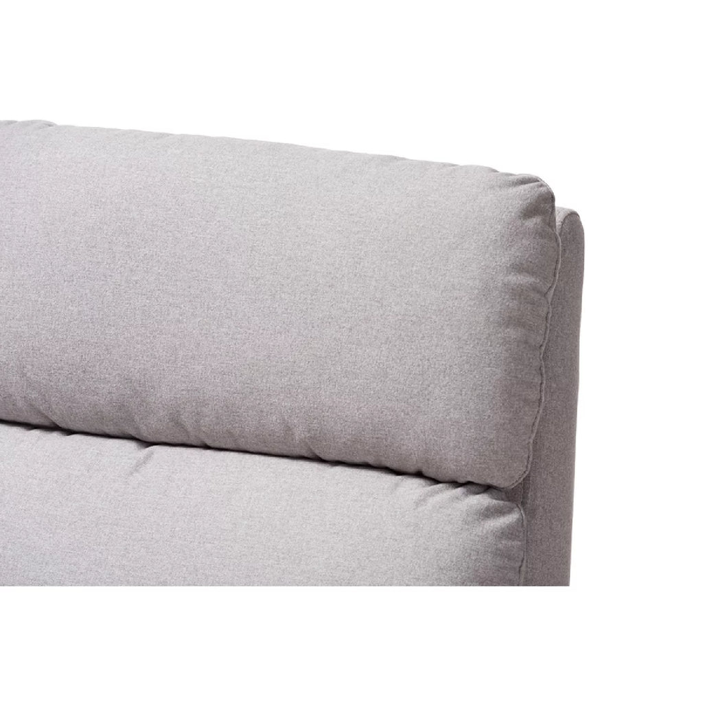 Light Grey Fabric Upholstered Lounge Chair H430