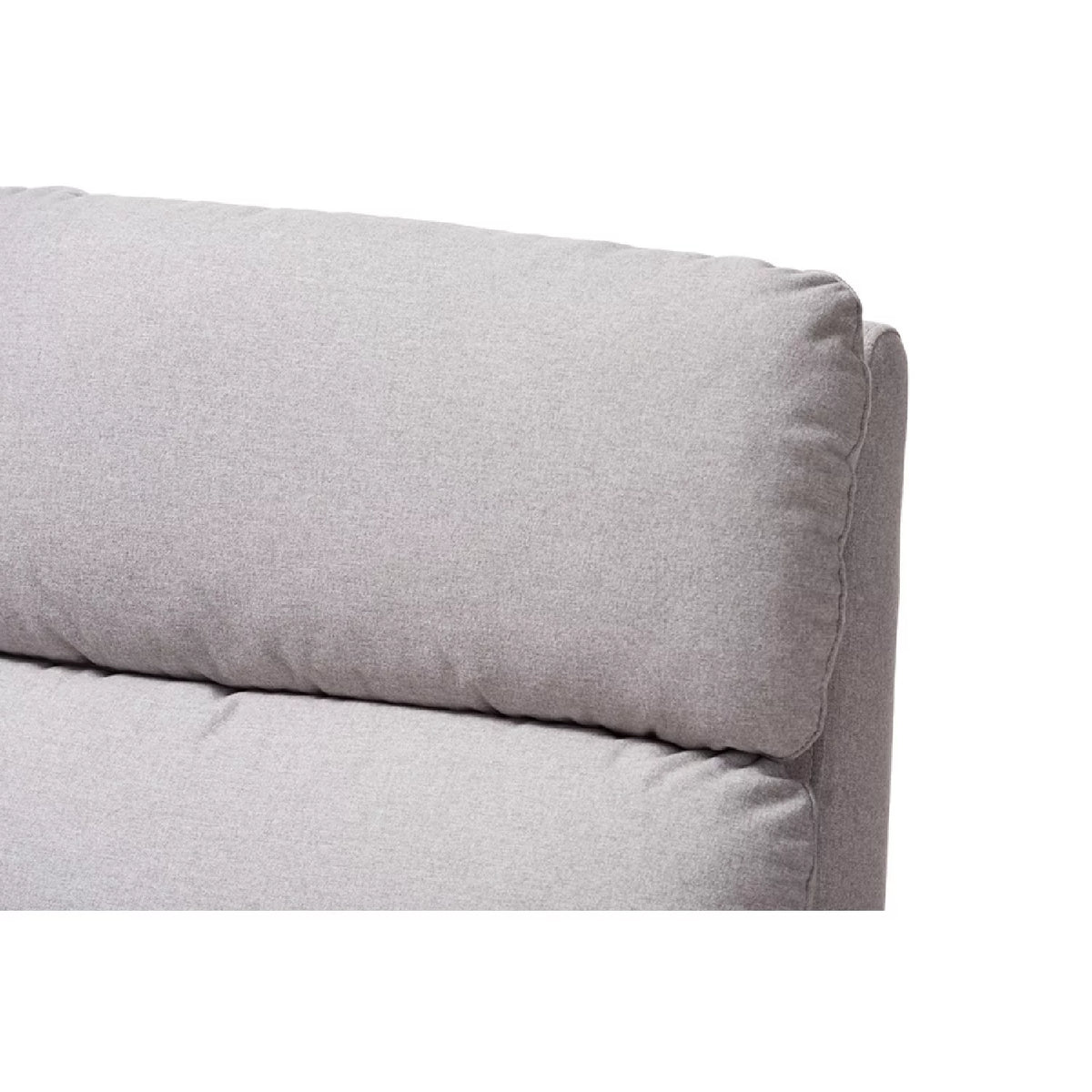 Light Grey Fabric Upholstered Lounge Chair H430
