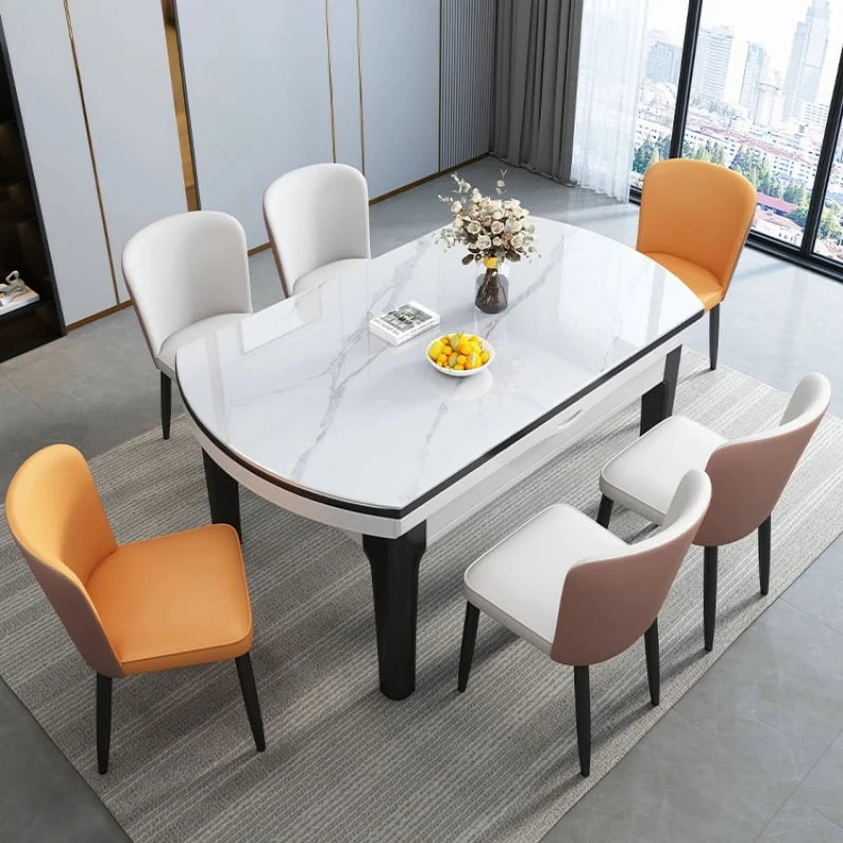 Extendable Wooden Dining Table U536