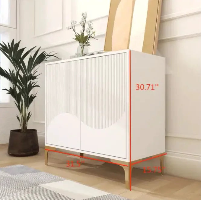 Contemporary Entryway Storage Cabinet with Shelves U80423