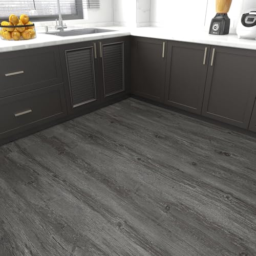 Peel and Stick Floor Tile, 54 Sq.Ft Self Adhesive Vinyl Flooring Plank X140