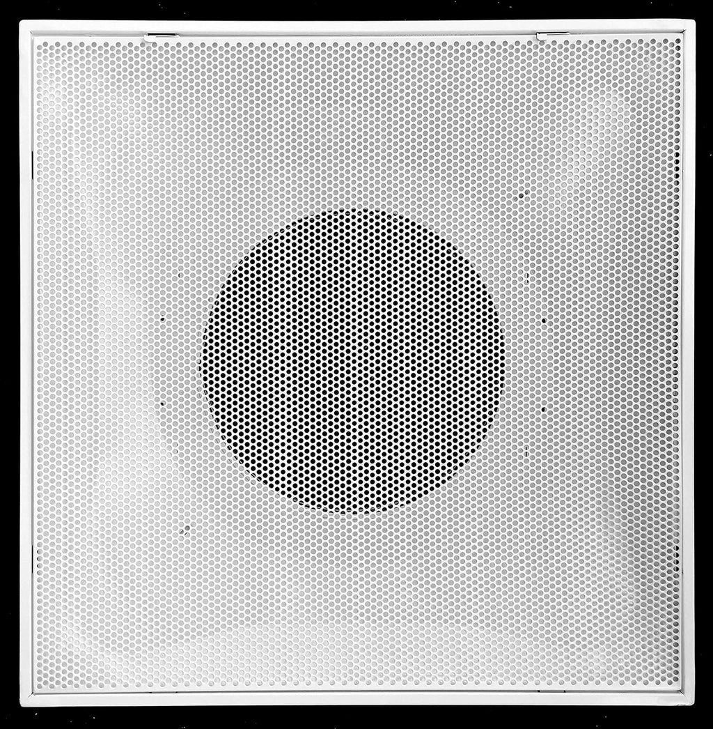 24 x 24 Perforated Return Grill with 12 Collar R4430