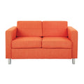 Tangerine Fabric Loveseat K30803