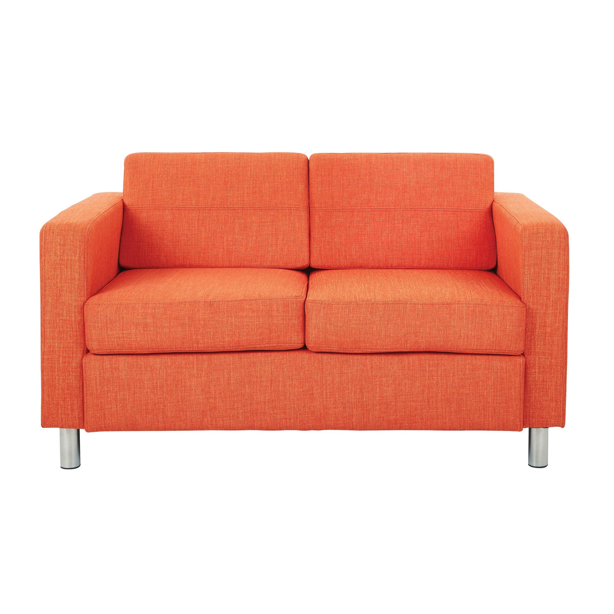 Tangerine Fabric Loveseat K30803