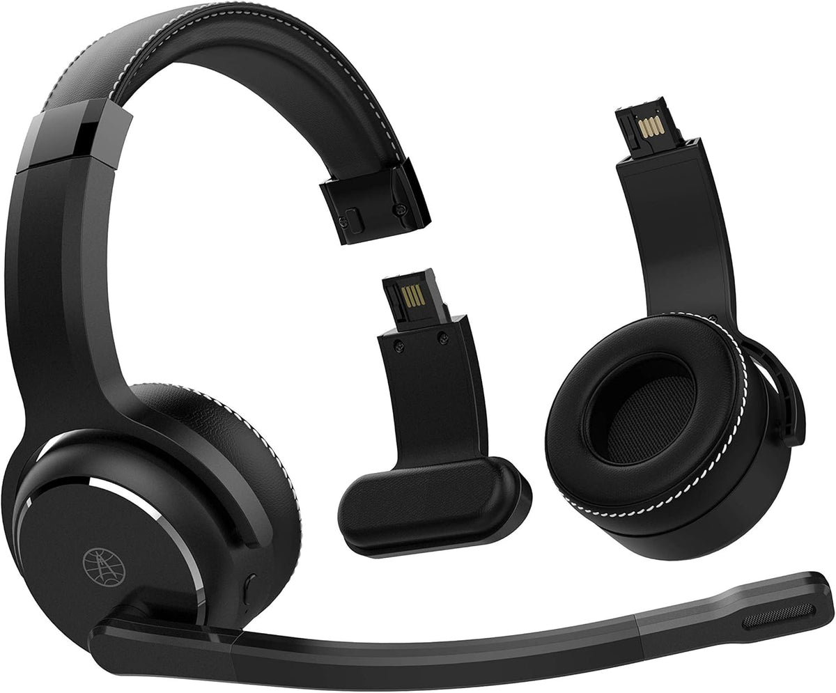 Black Wireless Headset with Noise Cancellation M71141