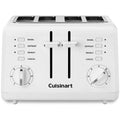 White 4-Slice Compact Plastic Toaster N373673