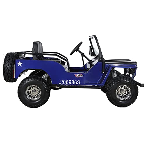 125cc Go Kart with 3-Speed Semi-Automatic Transmission and Reverse, 18" Aluminium Rim Wheels, Red Y129805