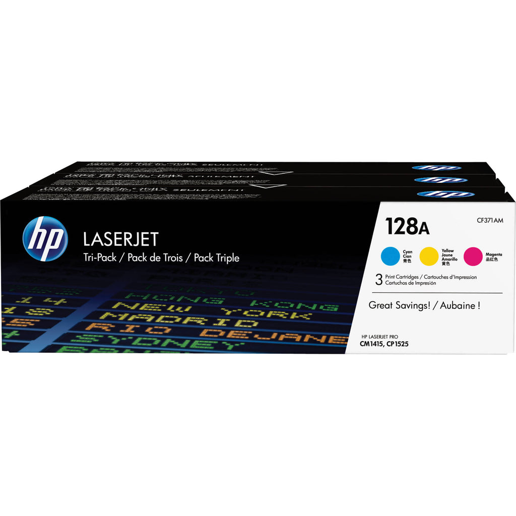 Cyan/Magenta/Yellow LaserJet Toner Cartridges P6254