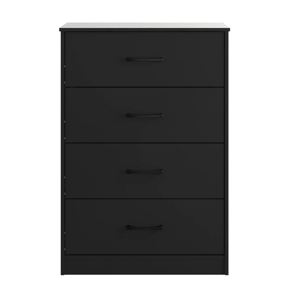 Black 4 Drawer Dresser L890