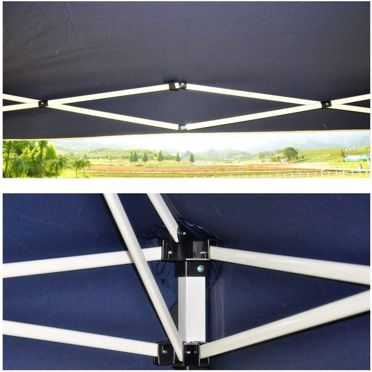 Folding Gazebo 10'x10' with Carry Bag & 2 Sidewalls O109