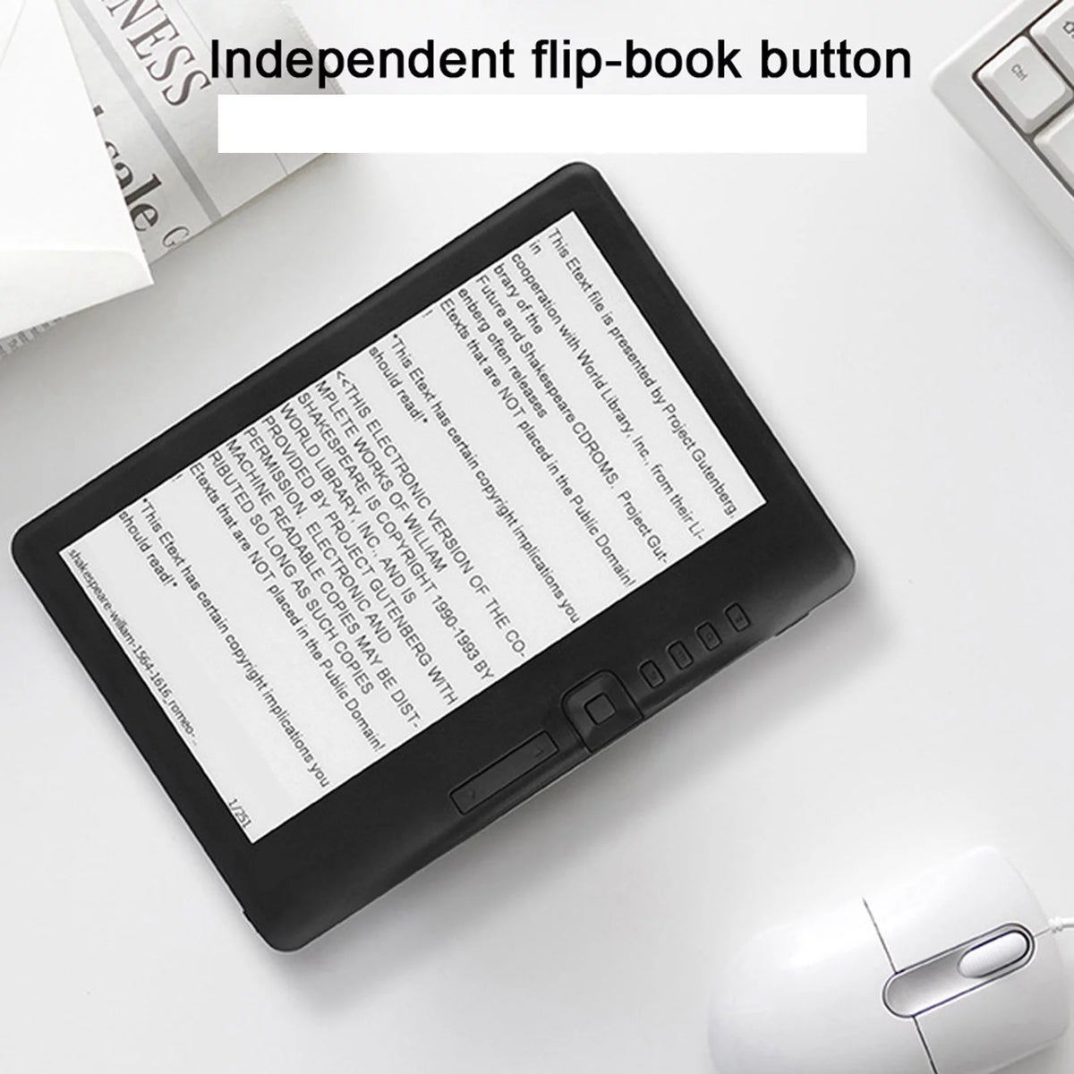 Portable Waterproof E-book Reader Colorful Screen 7inch U743