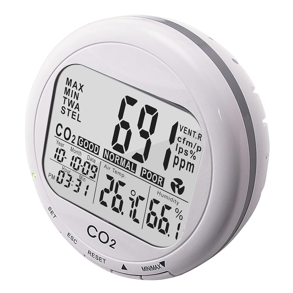 CO2 Carbon Dioxide Monitor with Relay Function NDIR Sensing Probe L85483