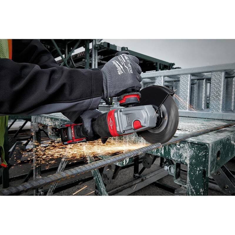 18V Lithium-Ion Brushless Cordless 4-1/2 in./6 in. Grinder Kit with Two 6.0 Ah Battery D773