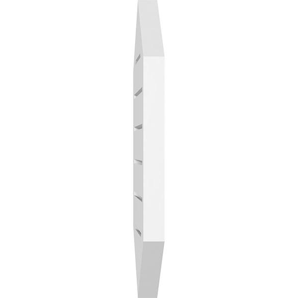 20x22W x 38x22H Vertical Peaked Surface Mount PVC Gable Vent C817328