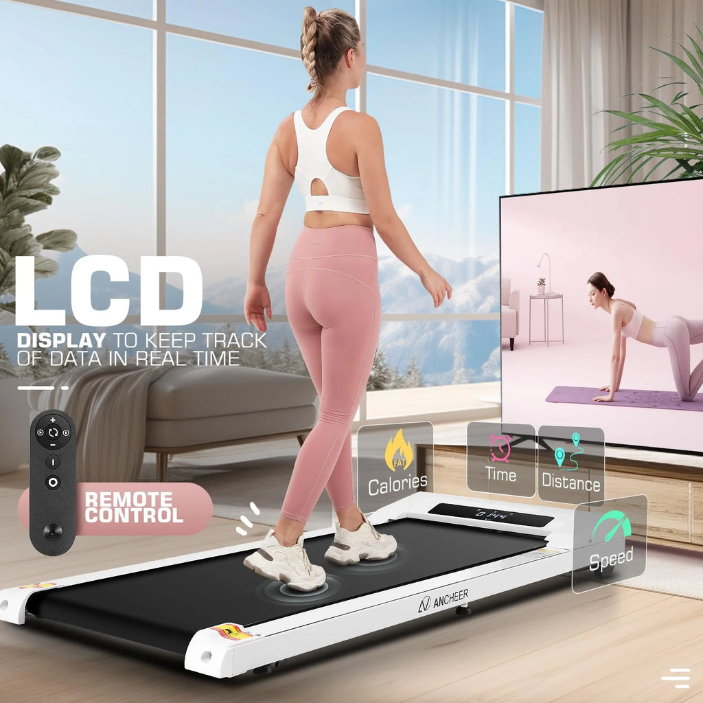 2.5HP Under Desk Treadmill with Remote Control E349