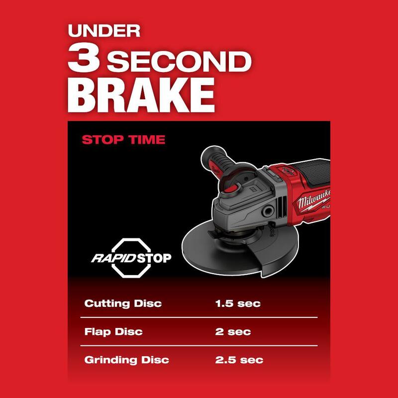 18V Lithium-Ion Brushless Cordless 4-1/2 in./6 in. Grinder Kit with Two 6.0 Ah Battery D773