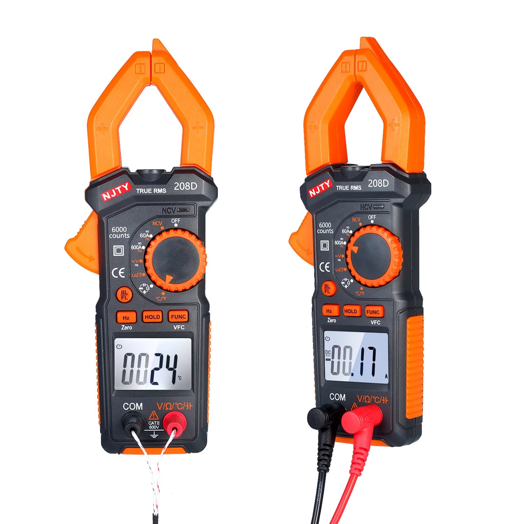 600A Ac/Dc Digital Clamp Meter True-Rms Multimeter L782