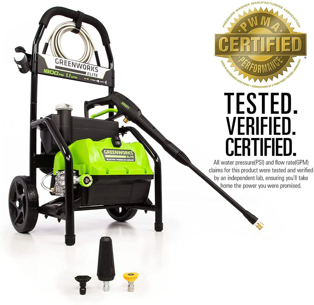 1800-PSI 13 Amp 1.1-GPM Electric Pressure Washer Y67861