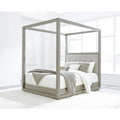 Upholstered Canopy Bed L39094