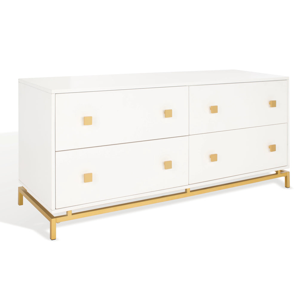 White 4-Drawer Dresser O198806