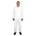 White 40 Gram Polypropylene Coverall O188