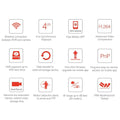 720p WiFi Wireless Security System L544