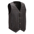Black Motorcycle Vest Z6597