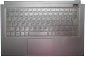 Laptop Replacement Keyboard with Bezel JP Japanese Silver K823522