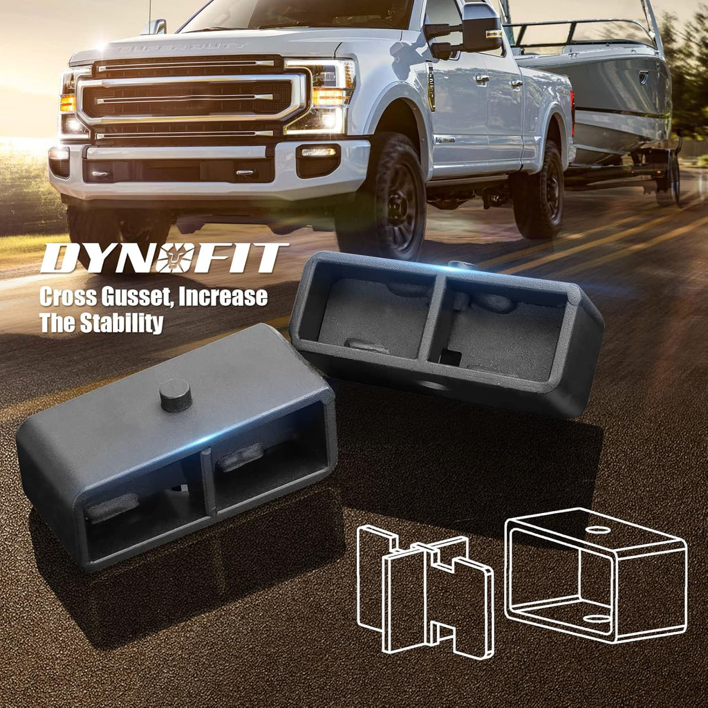 2 Inch Rear Lift Kit with Blocks and U-bolts Set I691173