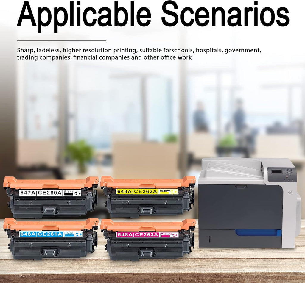 4 Pack Compatible Remanufactured Toner Cartridge Replacement K561859