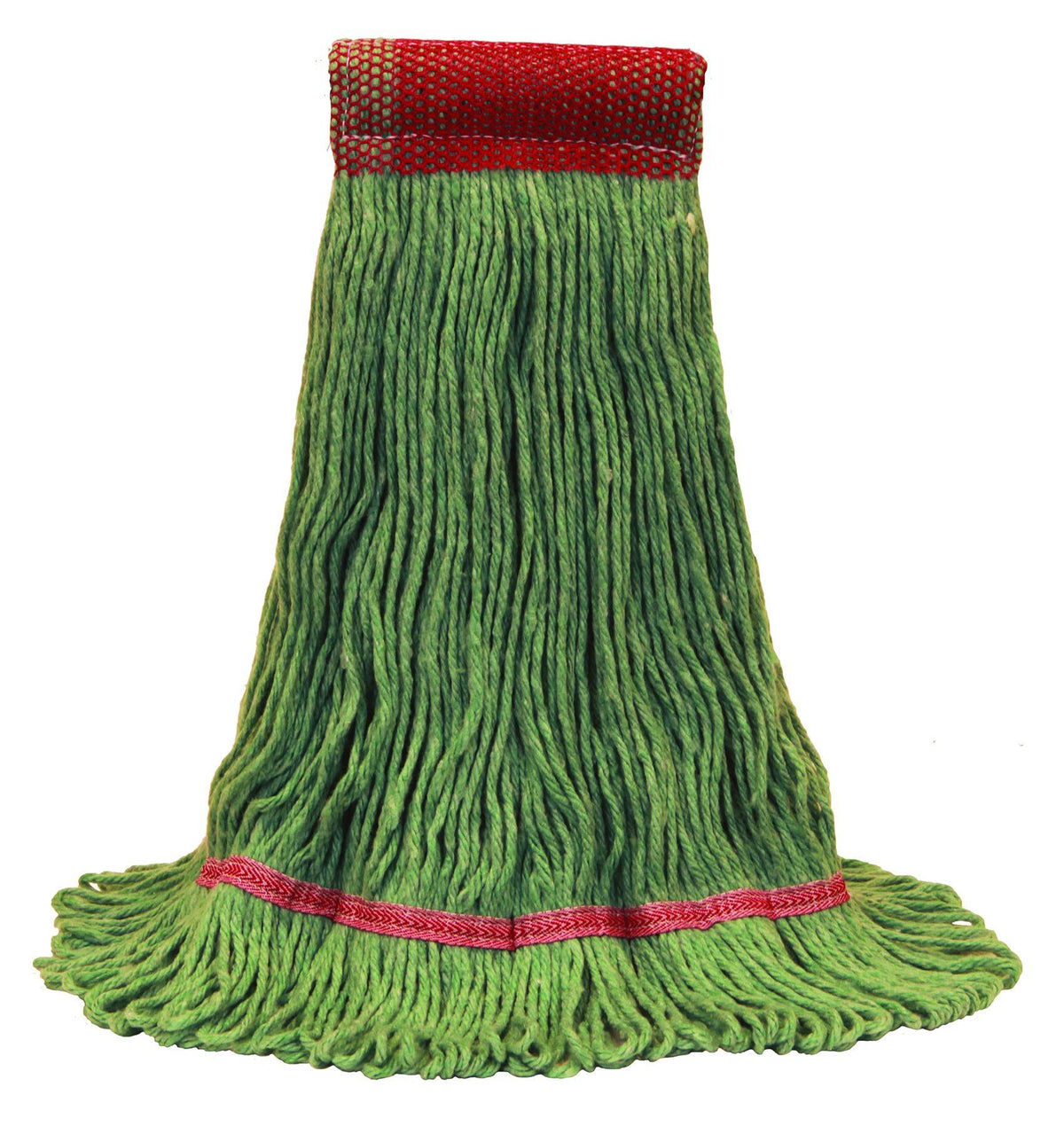 Anti-Microbial Mop, Large, Green (Pack of 6) L877