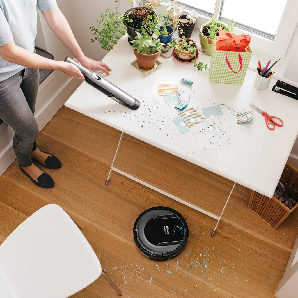 Robot Vacuum Cleaning System with Detachable Hand Vacuum H6963
