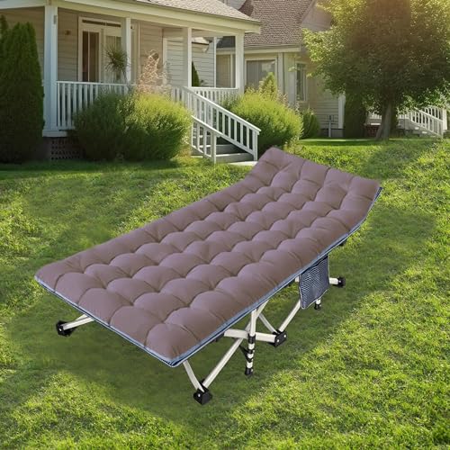 Oversize Camping Cot with Mattress and Carry Bag M803