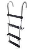 Folding 4 Steps Removable Aluminum Boarding Ladder X755