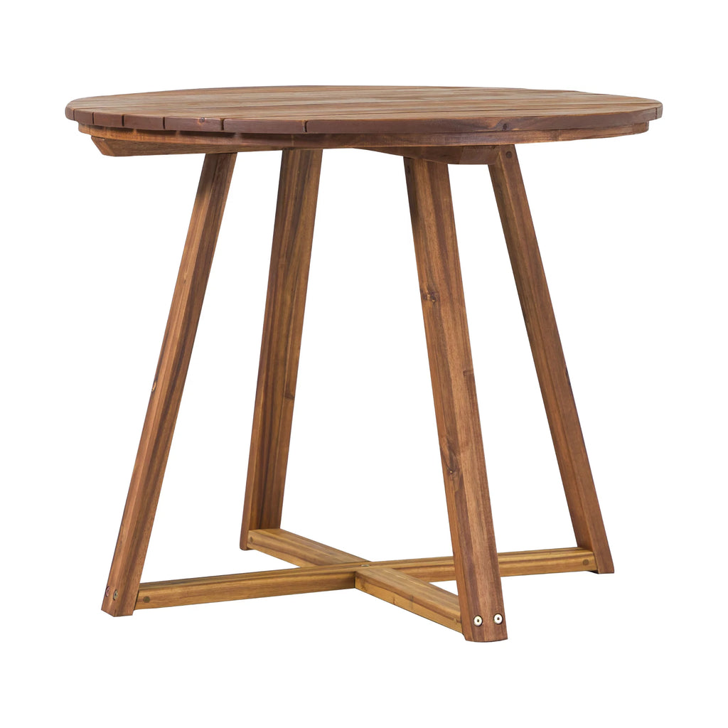 30” Solid Acacia Wood Outdoor Dining Table N7394