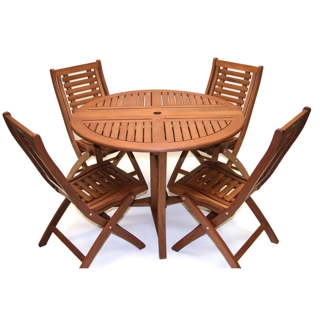 Eucalyptus Folding Side Chair 2pk K65421