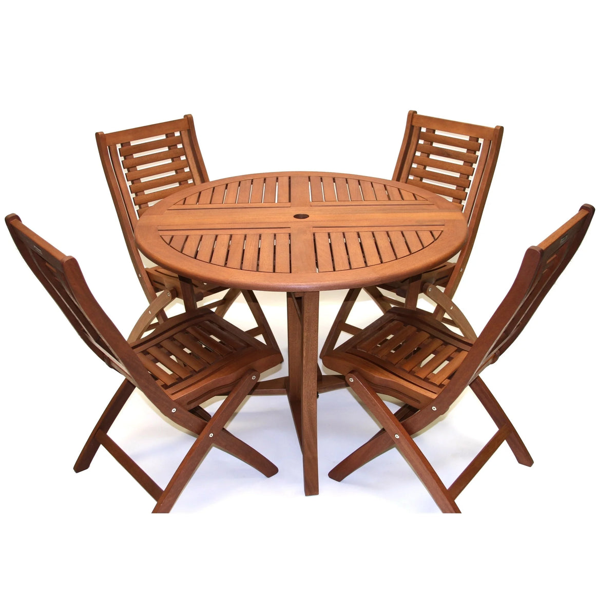 Eucalyptus Folding Side Chair 2pk K65421