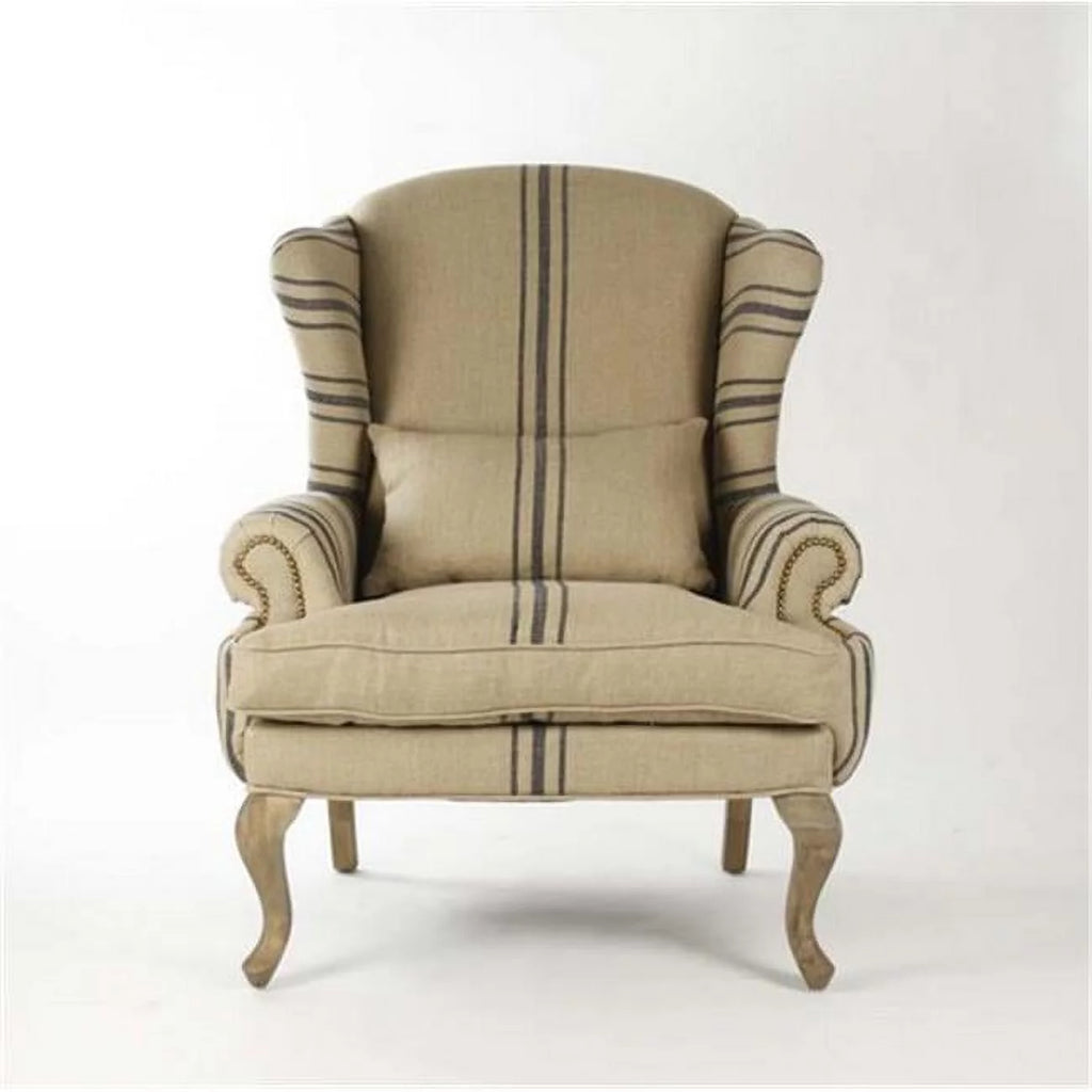 Blue Stripe Club Chair C100611
